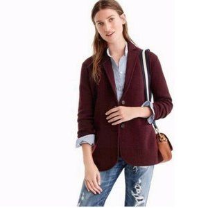 NWOT J. Crew Merino Wool Sweater-blazer